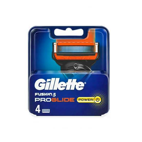 Gillette Fusion Proglide Power Razorblade 4 st