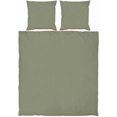 Mette Ditmer Mini Sengesæt Pine Green & Tan - 200x220