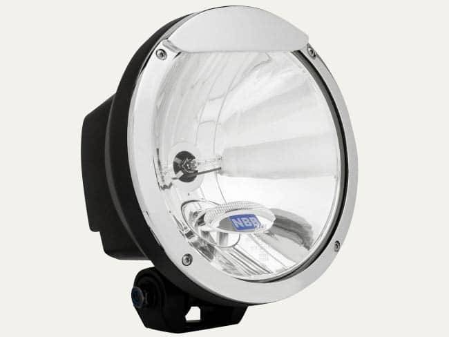 NBB Alpha Pro 225 Extraljus Med Kromring Xenon 12v Fjärr