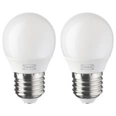 IKEA - SOLHETTA LED-pære E27 250 lumen, globe opalhvid, 45 mm