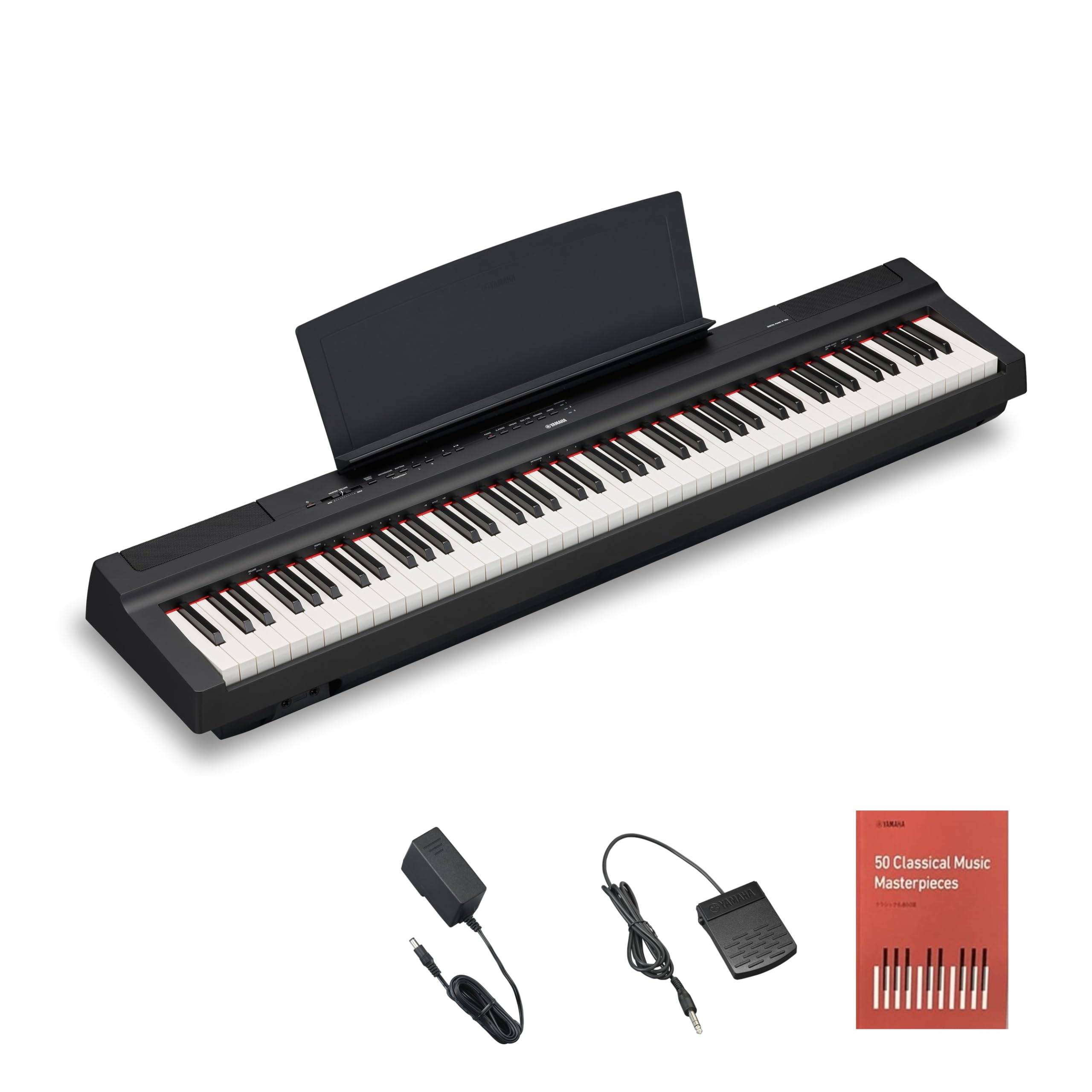 Yamaha Electronic Piano P Series 88 Keys Black P-125aB svart