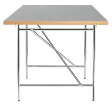 Please Wait To Be Seated Eiermann Desk -  120x80  Chrome / Grey