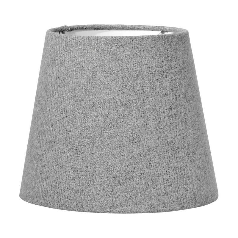Mia lampskärm i grå filt - lampskärm i filttyg (24 cm)