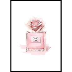 Chic Parfume Pink Rose 30x40