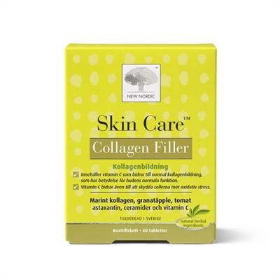 Skin Care Collagen Filler 60 tabletter New Nordic Mängdrabatt