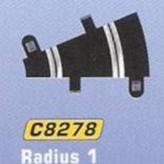 Scalextric - Radius 1 Curve 22,5 degrees (2x)