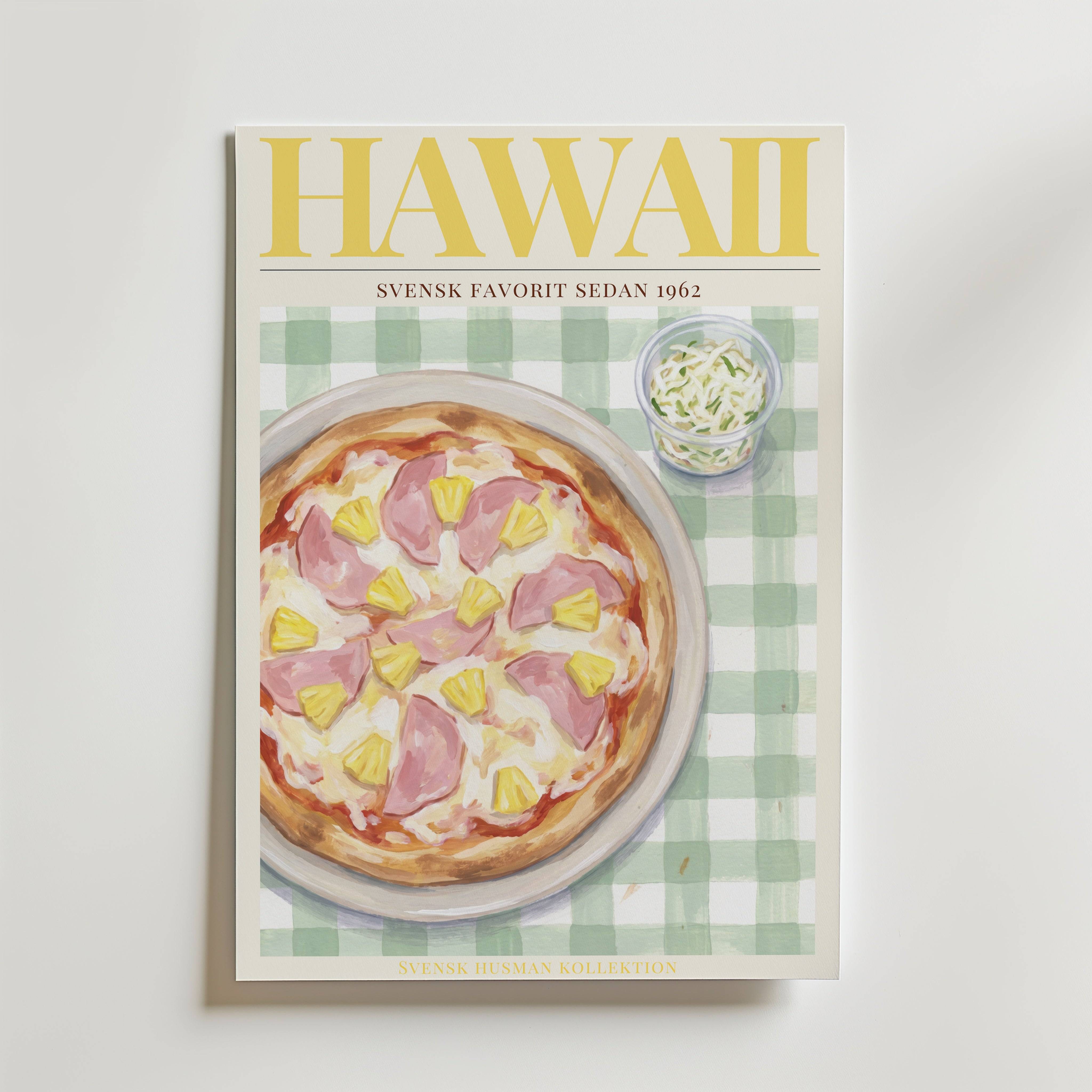Hawaii Poster - Premium Canvas 50x70 cm