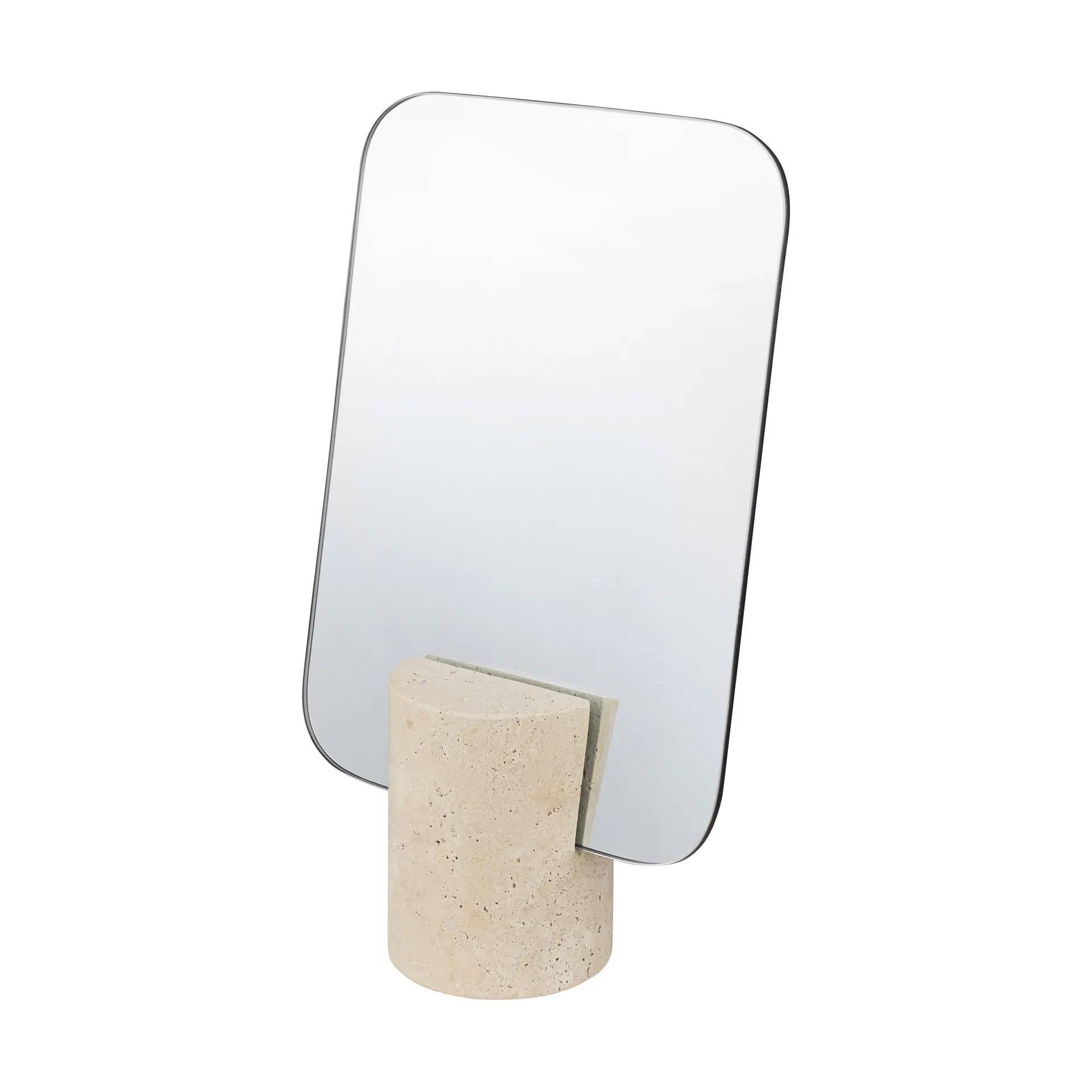 Mette Ditmer Travertin bordsspegel Linen - Beige