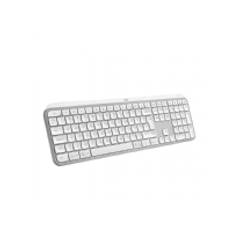 Logitech® | MX Keys S - Tastatur - bagbelyst - Bluetooth, 2,4 GHz - Nordisk layout - Pale Grey