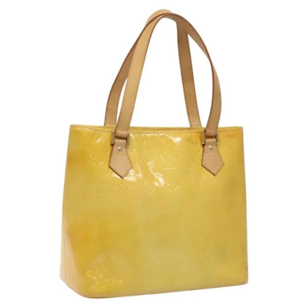 Louis Vuitton Vintage Pre-owned Laeder louis-vuitton-tasker - Vintage - Dame - Gul - ONE SIZE - Uld