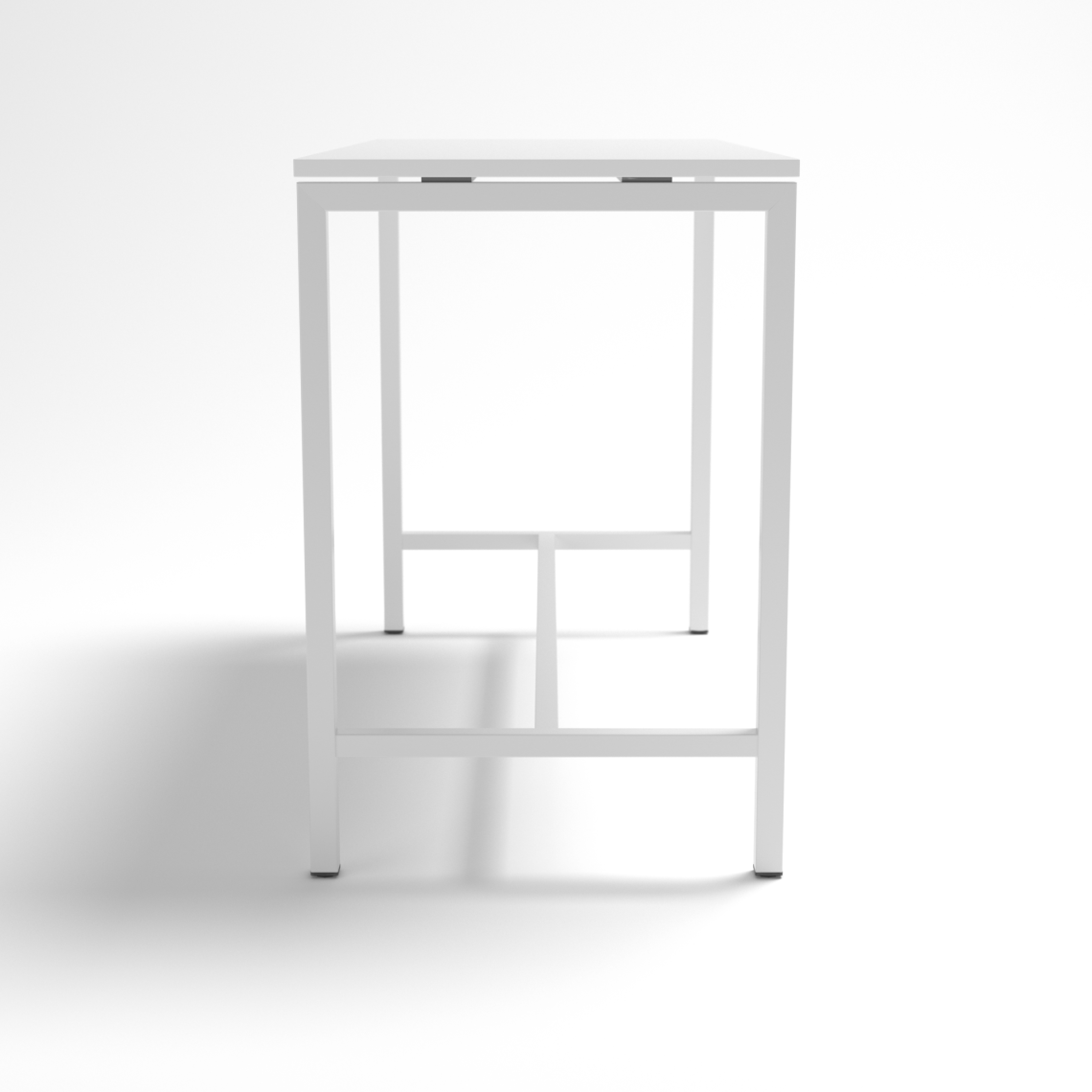 Projektbord Nova High, Höjd 105 cm, Utförande White / White