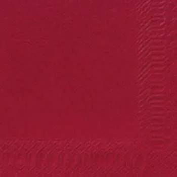 Duni Tissue Serviet 3 lags 1/4fold Bordeaux 24x24cm 2000 stk