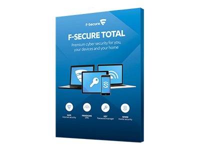F-Secure Total Sikkerhedsprogrammer 7 enheder 2 år --> I externt lager, forväntat leveransdatum hos dig 06-04-2026