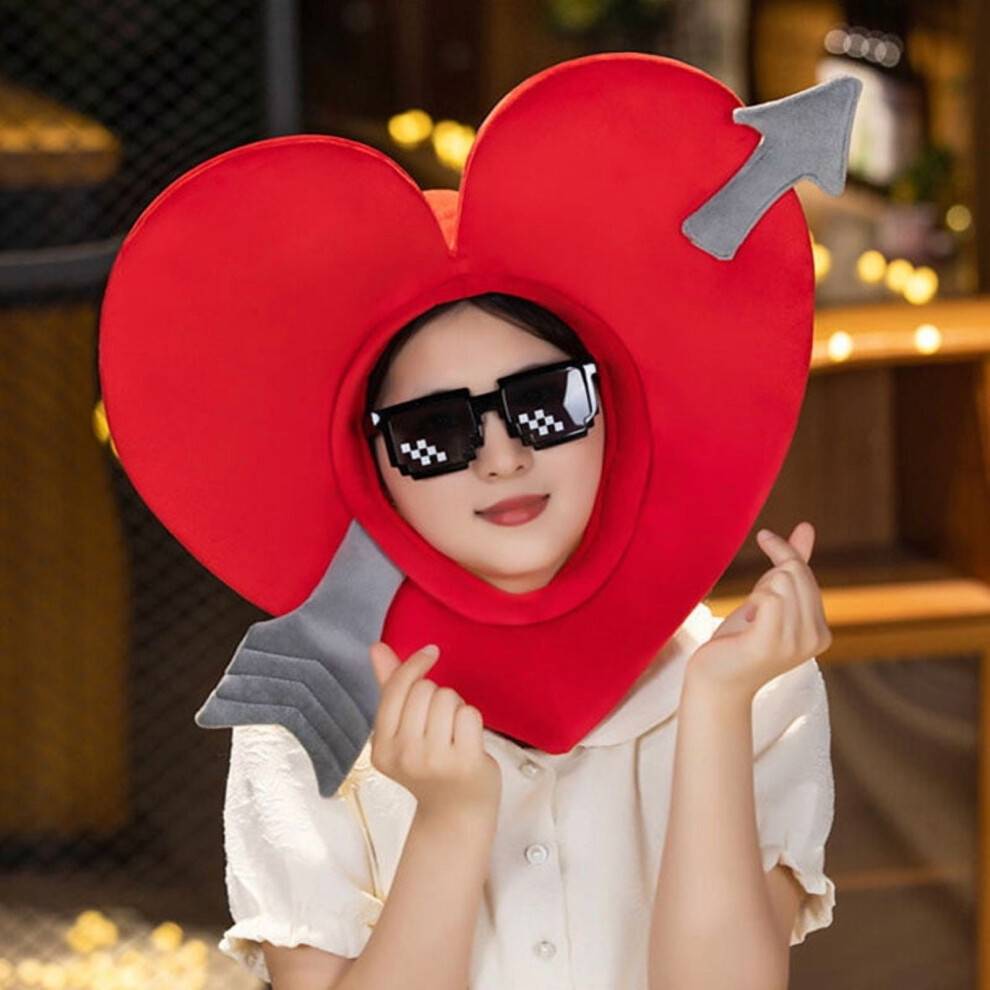Sjov Plyshat Tegneserie Kærlighed Amors Pil Varm Hat Kreativ Novelty Kasketter Fest Cosplay Rekvisitter Valentinsdag Bekendelse Rekvisit