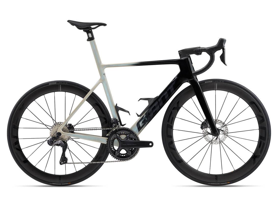 Giant Propel Advanced SL 1 2023 - Shimano Ultegra Di2 2x12sp Power Meter - CADEX 50 Disc - 018 / m / gloss black/gloss shoreline/matte black (m)