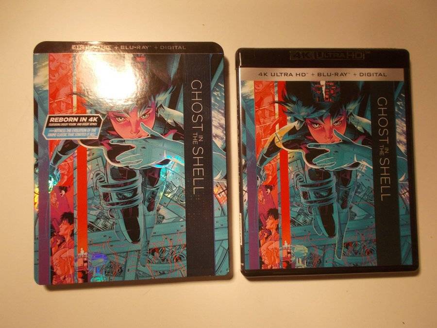 GHOST IN THE SHELL (1995) 4K Ultra HD + Blu-ray USA import i slipcase Anime