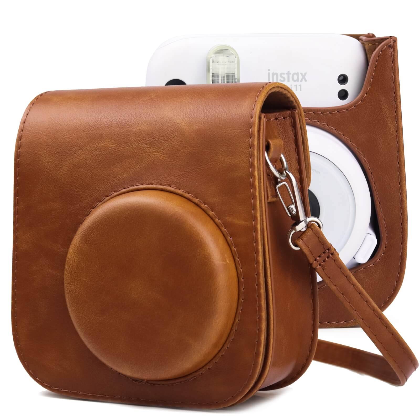 Kameraväska brun för Fujifilm Instax mini 11