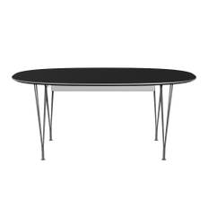 Piet Hein B620 Superellipse™ - Silver grey/Sort laminat