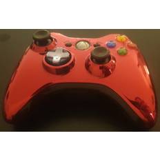 Begagnad Orginal Xbox 360 Wireless Kontroll - Chrome Red