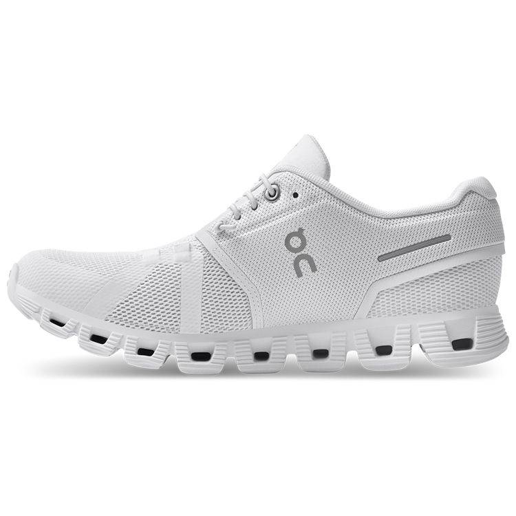 ON Cloud 5 Helt Vita Dam Sneakers 59.98902 cm white