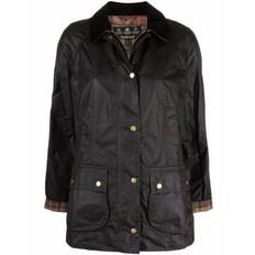 Barbour - Classic Beadnell Waxed jacka - dam - bomull/polyester/bomull - 16 - Brun