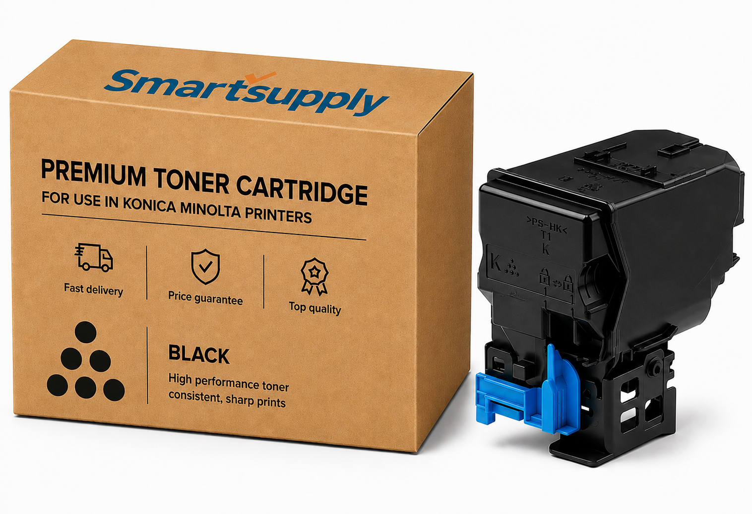 Konica Minolta Toner TNP48K / A5X0150 Sort - kompatibel