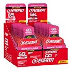 Enervit Sport Gel, Hallon med koffein, 24 x 25 ml