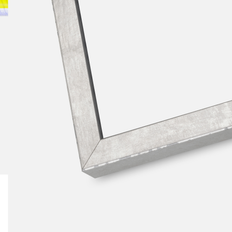 Ram Ares Akrylglas Silver 50x70 cm