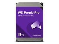 WD Purple Pro Harddisk WD181PURP 18TB 3.5" SATA-600 7200rpm --> På fjernlager, levevering hos dig 14-09-2026