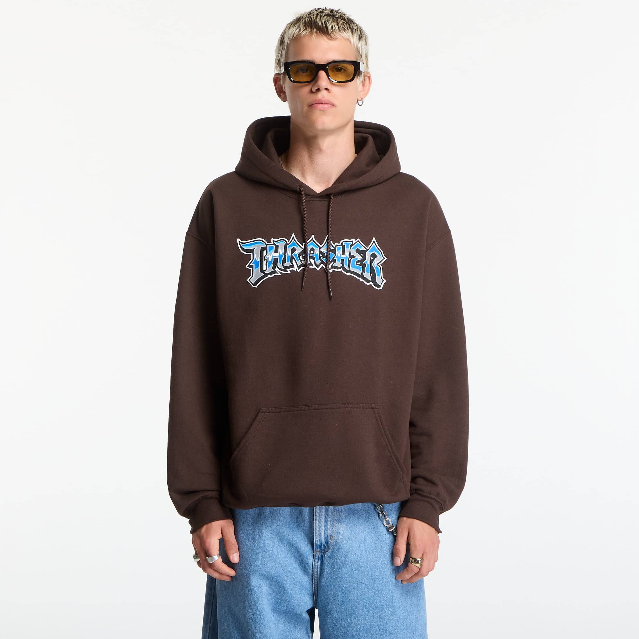 Sweatshirt Thrasher Cruisin' Hoodie Brown S - Brown - S