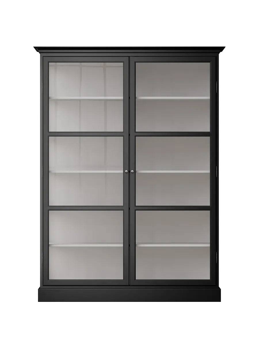 Vitrineskab Classic V2, sort fra Lindebjerg Design - Jacobsen Plus