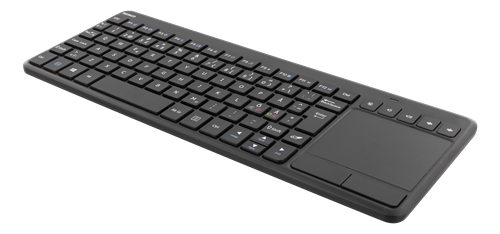 DELTACO Trådlöst mini Tangentbord med touchpad - Nordiskt