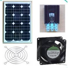 -Ventilations kit med solcelle KCVM30-1V, 75m²