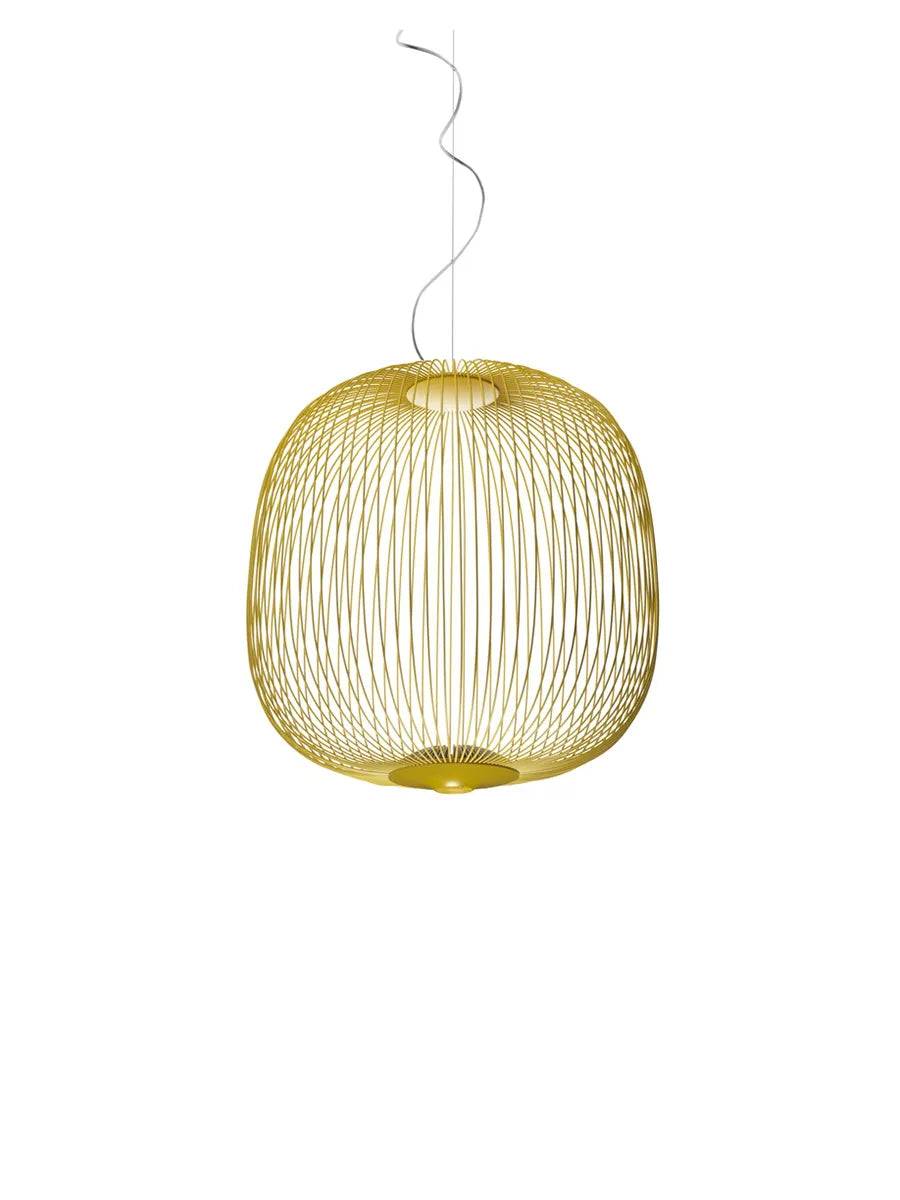 Spokes 2 Pendel fra Foscarini Lille / Guld / LED - uden lysdæmper - Jacobsen Plus