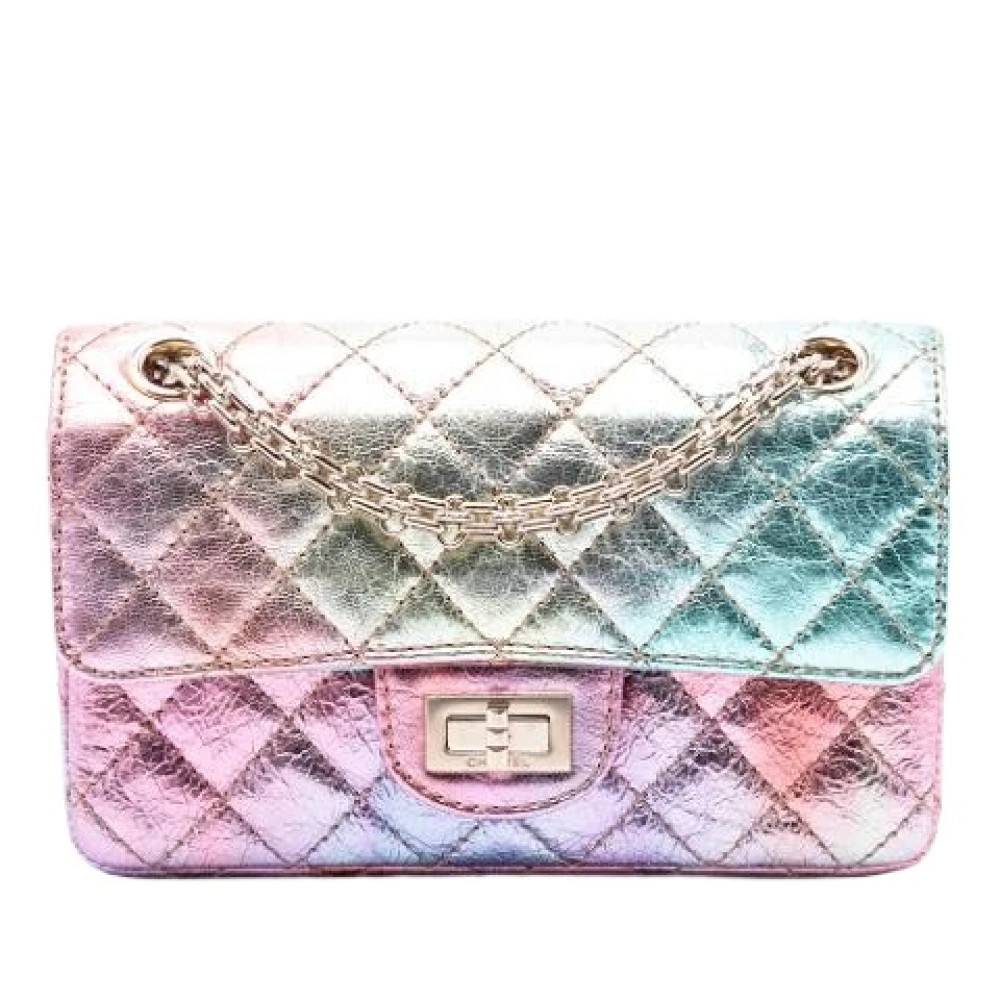 Chanel Vintage Pre-owned Quilted Flap Shoulder Bag - Vintage - Dame - Flerfarvet - ONE SIZE - Uld