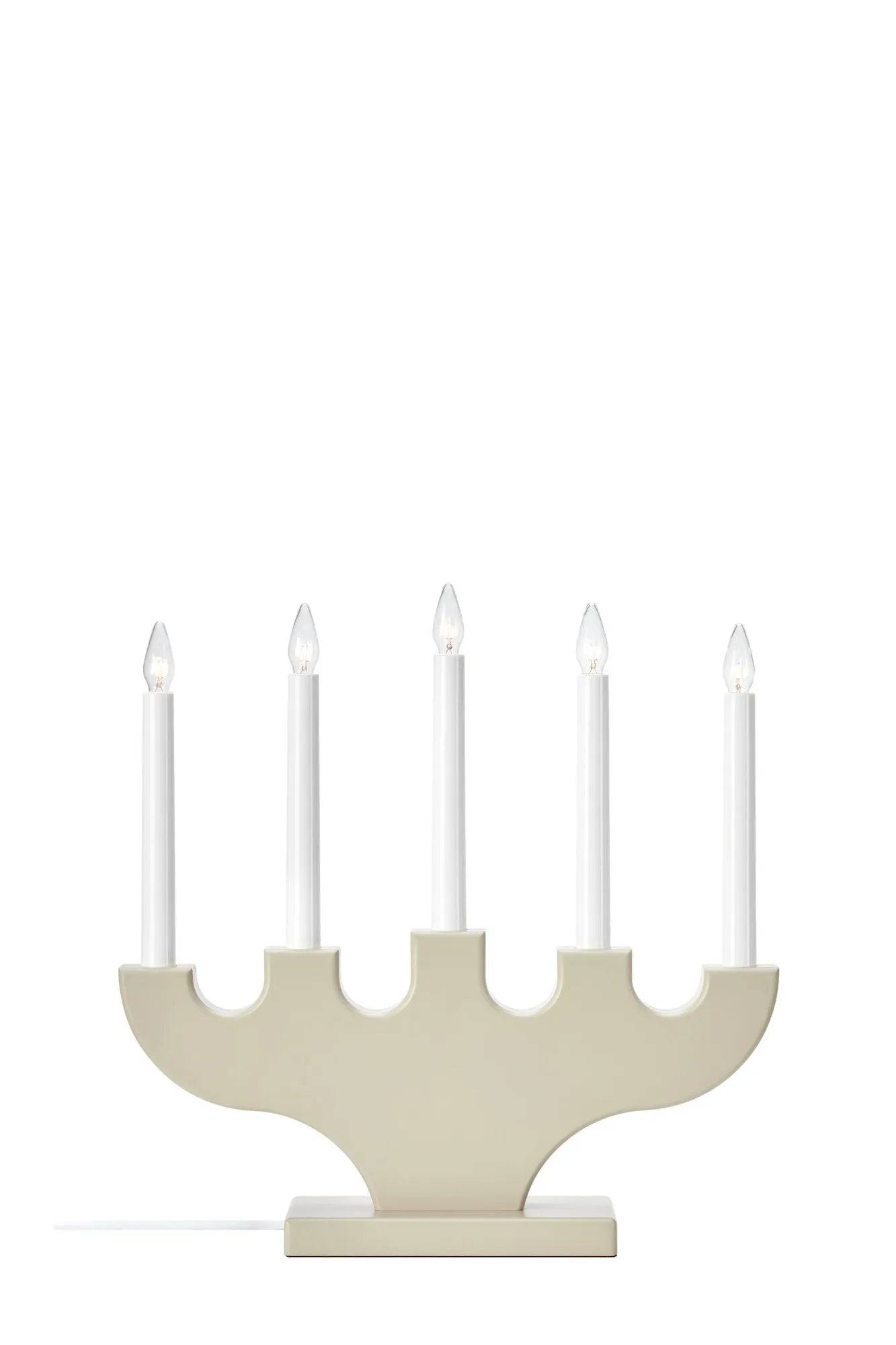 Spira Adventsljusstake Greige 35 cm