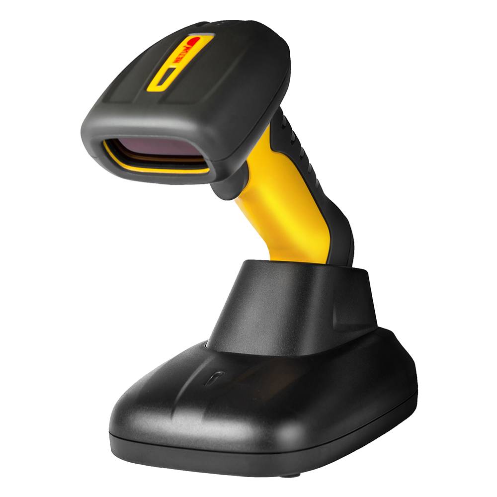 NETUM NT-1203 Upgraded QR Code Industrial BT Barcode Scanner with Charging Dock Wireless QR Code Scanner