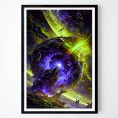 Abstract Poster: Outer World by Sheshh