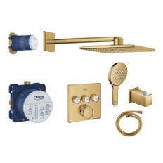 Grohe Grohtherm SmartControl Duschsystem m. Rainshower 310 SmartActive Cube, cool sunrise gebürstet