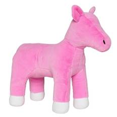 My Hobby Pony, rosa, udekoreret krammedyrs-pony, som indbyder til DIY og hobbyarbejde, 37×15×36 cm