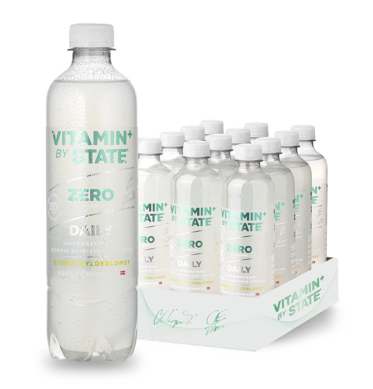 STATE Zero Vitamin - Citrus/Hyldeblomst (12x 500ml) - Sportsdrik