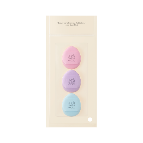 JUNGSAEMMOOL - Skinny-tap Puff (Macaron Edition) - 1 set (3 items) - No Color
