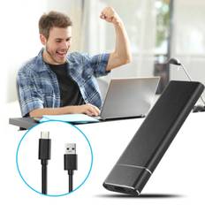 Bærbar ultrahurtig ekstern SSD-harddisk - blå / 6TB