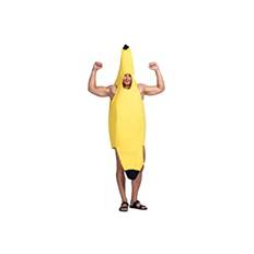 EraSpooky banan vuxna komedi kostym svensexa natt unisex maskeradklänning (storlek: en storlek), Banan, en storlek