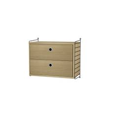String Bedroom A - Oak - Vanger | Sort