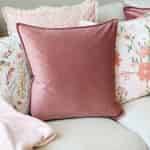 Chic Antique Aix Pillowcase in Velour Taupe 50 x 50 cm