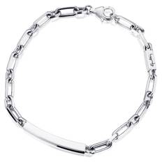 Thin Silver Brace Armband Silver 22 cm