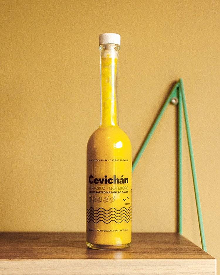 Cevichán Habanero Salsa Amarillo.