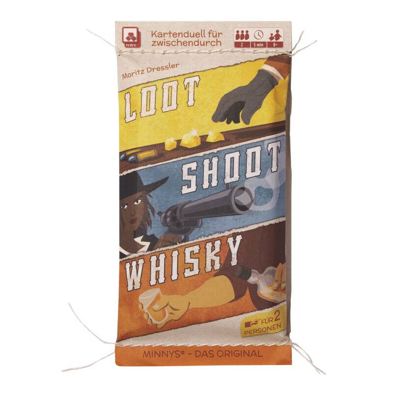 NSV - 3613 - MINNYS - Loot, Shoot, Whisky - Kleines Kartenspiel -...