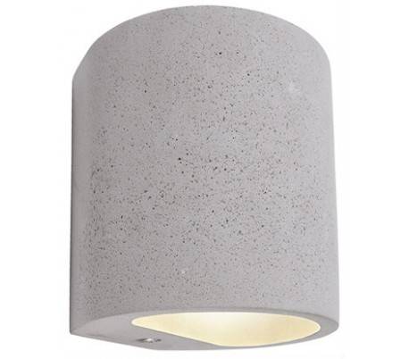 Sabik væglampe 1 x 25W G9 H12 cm - Betongrå